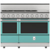 Hestan KRG485GDLPTQ Range, 5 Burner With Griddle, All Gas, 48-Inch - Lp - Turquo