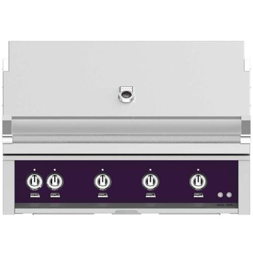 Hestan GSBR42NGPP Grill, Built-In, (4) Sear, Rotisserie, 42-Inch - Ng - Purple