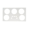 GE Part# WB62T10202 Glass Cooktop Assembly (OEM) White