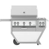 Hestan GSBR36CX2LPWH Grill, (3) Sear, Rotisserie, Deluxe Cart W/ Side Burner, 36- Parts