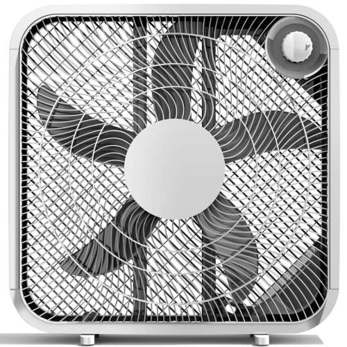 Midea PSFB50M1WWV Pelonis FB50-16H 20-Inch Box Fan, White Finish