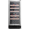 Midea CRW28B7AST Comfee Series 28-Bottle Wine Cooler