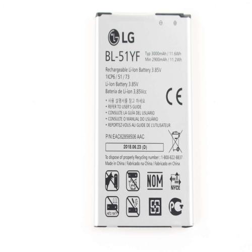 LG Rechargeable Battery, Lithium - EAC62858506