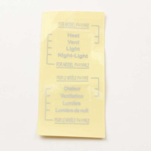 Panasonic Label - FFV5720017S
