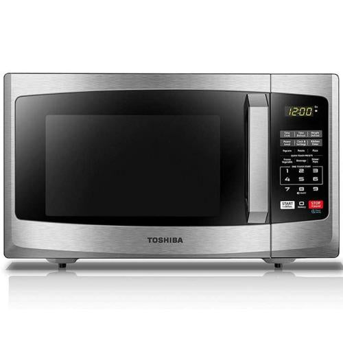 Midea EM925A5ASS Toshiba 0.9 Cu. Ft. Digital Microwave Oven, Stainless Steel