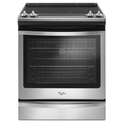 Whirlpool WEE745H0FS0 6.4 Cu. Ft. Front-Control Electric Range