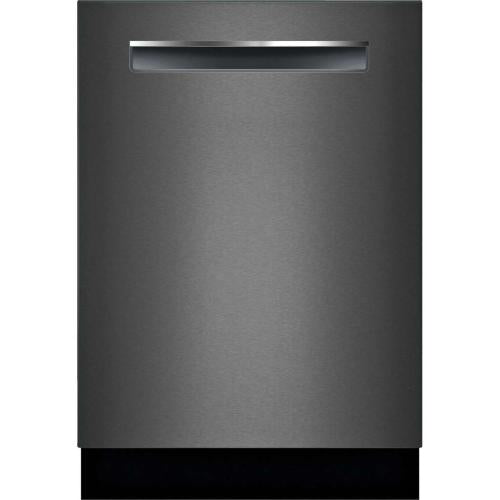 Bosch SHPM78W54N/13 800 Series Dishwasher 24'' Black Stainless Steel