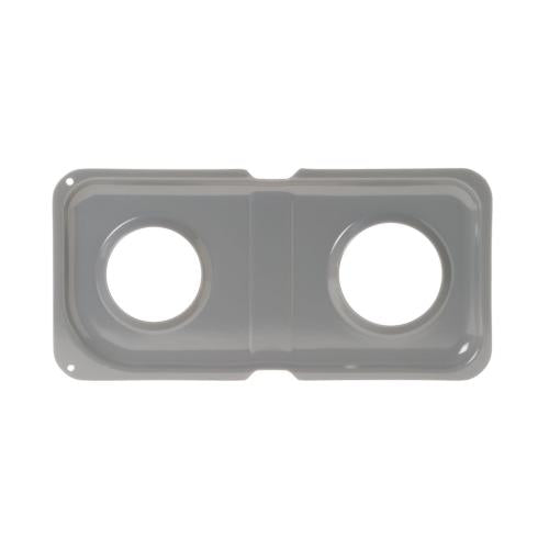 GE Part# WB34K10018 Double Porcelain Pan (OEM) Left/Gray