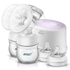 Avent SCF334/00 Avent Comfort Double Electric Breast Pump Two 4Oz Bottles & Parts