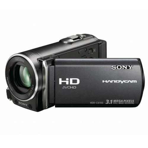 Sony HDRCX150 High Definition Flash Memory HandycamÂ® Camcorder; Black