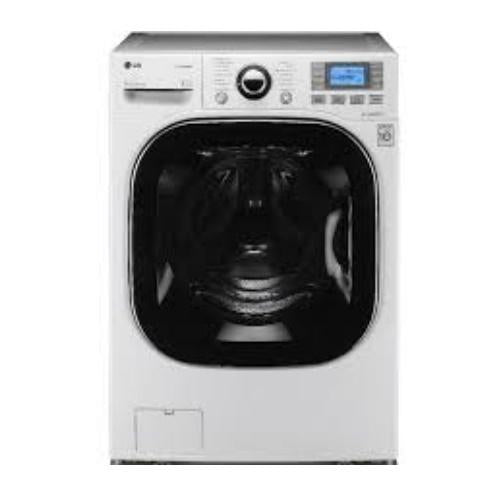 LG WM3875HWCA 27 Inch Front-Load Steam Washer with 4.2 cu. ft. Capacity, 14 Wash Cycles, 13 Options, SteamFresh/Sanitary Cycles, 1,400 RPM Spin Speed and LCD Display: White