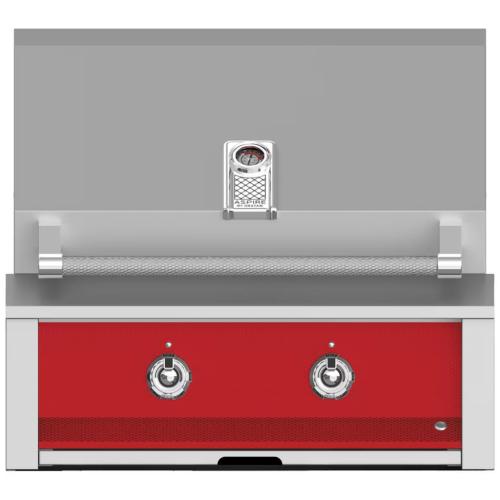 Hestan EAB30LPRD Grill, Aspire, Built-In, (2) U-Burner, 30-Inch - Lp - Red