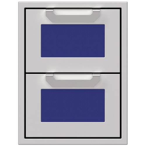 Hestan AGDR16BU Assembly, Double Drawers, Marquise, 16-Inch -Blue