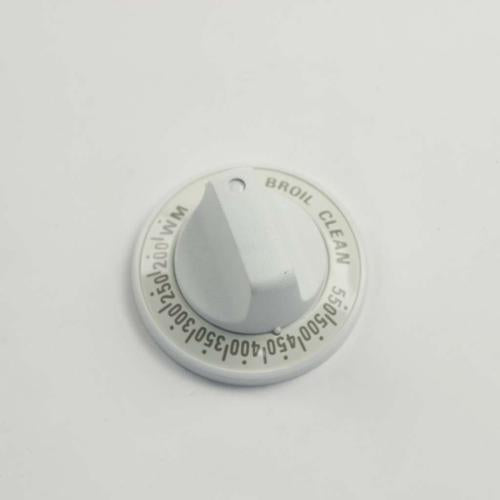 GE Part# WB03K10056 Temperature Control Knob (OEM) White