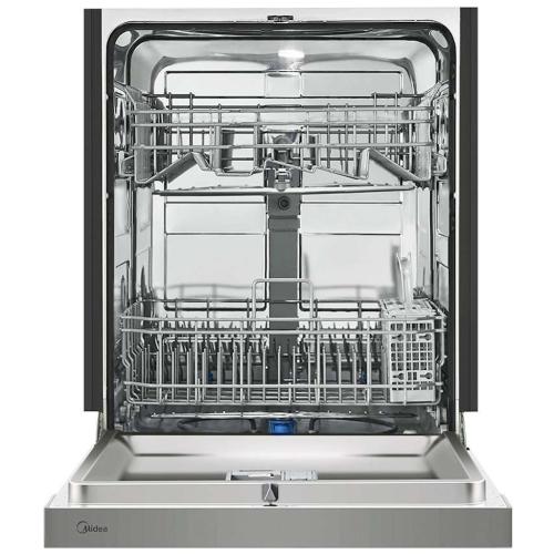 Midea MDF24P2BST 24-Inch Front Control Hybrid Tub Dishwasher, Stainless Steel