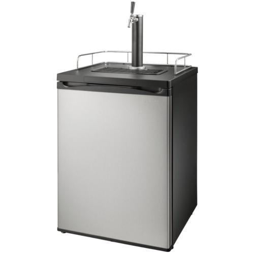 Midea NSBK1TSS6 Insignia Stainless Steel Beer Cooler with CO2 Tank Support