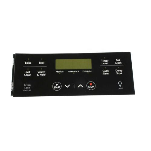 Kenmore Range - Oven/Stove Touchpad Control Panel Overlay - Black 790.74033313