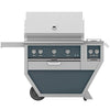 Hestan GMBR36CX2LPGG Grill, (2) Trellis, (1) Sear, Rotisserie, Deluxe Cart W/ Sid Parts
