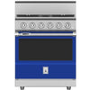 Hestan KRD304NGBU 30 Inch Duel Fuel 4 Burner Range -NG-Blue