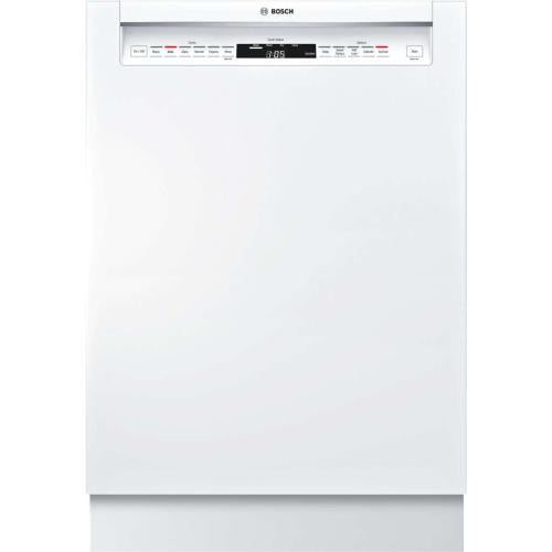 Bosch SHE7PT52UC/02 24" Recessed Handle Dishwasher 800 Plus Series- White