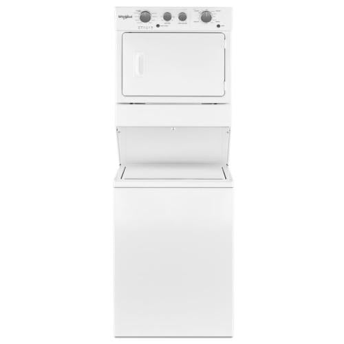 Whirlpool WET4027HW0 28 Inch Electric Laundry Center White
