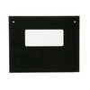 GE Part# WB57K5256 Oven Door Glass (OEM) Outer/Black
