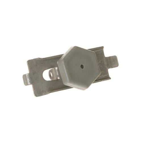 GE Part# WE1M467 Leveling Leg and Bracket Assembly (OEM) Front