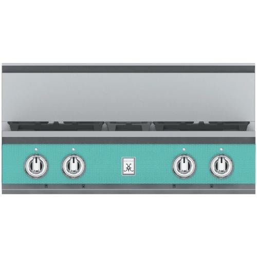 Hestan KRT304LPTQ Rangetop, 4 Burner, 30-Lp-Turquoise