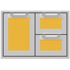 Hestan AGSDR30YW Double Drawer And Storage Door Combination, Marquise, 30-Inc Parts