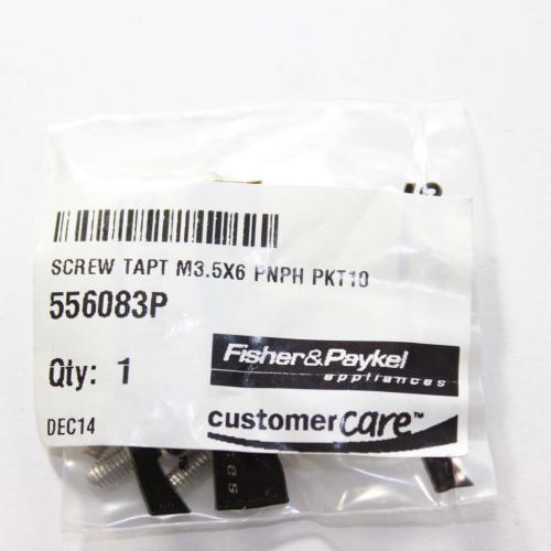 Fisher / Paykel Screw Tapt M3.5X6 Pnph Pkt10 - 556083P
