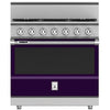 Hestan KRD365NGPP 36 Inch Duel Fuel Range with 5 Burners - NG - Pink