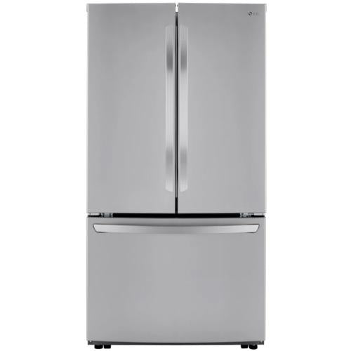 LG LRFCC23D6S 23 Cu.Ft French Door, Counter-Depth, Non Dispense Refrigerat
