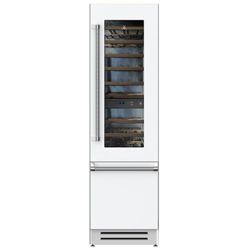 Hestan KRWR24WH Refrigerator With Wine, Right Hinged, 24-Inch - White