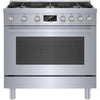 Bosch HGS8655UC/01 800 Series Gas Freestanding Range 36'' Stainless Steel