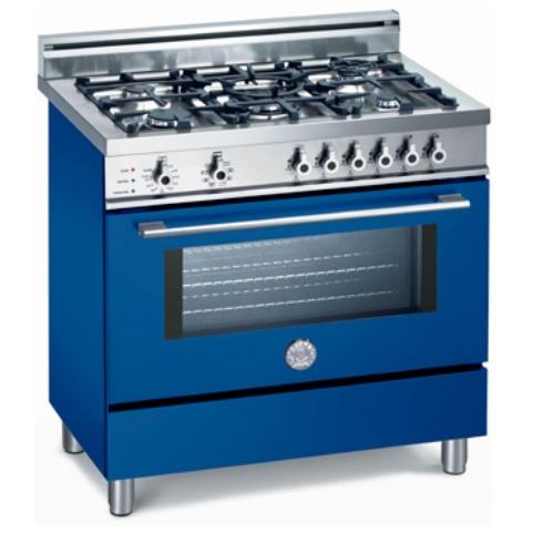 Bertazzoni X365PIRBL Professional Series 36 Inch Pro-Style Dual-Fuel Range with 5 Sealed Burners