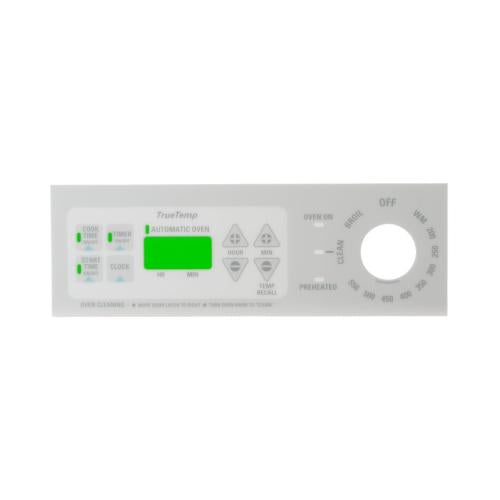 GE Part# WB27T10126 Nameplate Overlay Assembly (OEM)