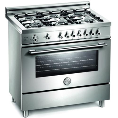 Bertazzoni X366GGVX Professional Series 36 Inch Pro-Style Gas Range with 6 Sealed Burners