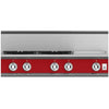 Hestan KRT364GDNGRD Rangetop, 4 Burner With Griddle, 36-Inch - Ng - Red Parts