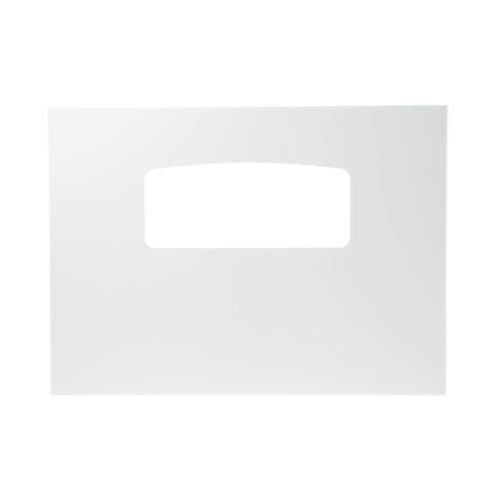 GE Part# WB56T10189 Outer Door Glass (OEM) White