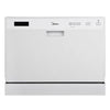 Midea MDC3203DSS3A 6-Place Setting Countertop Dishwasher, Stainless Steel