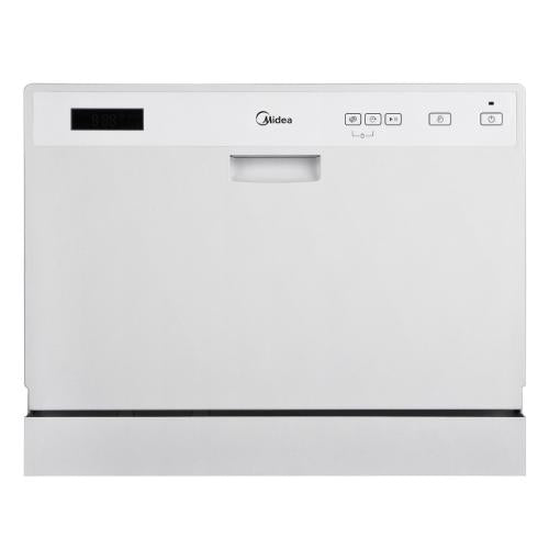 Midea MDC3203DSS3A 6-Place Setting Countertop Dishwasher, Stainless Steel