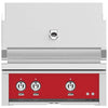 Hestan GSBR30NGRD Grill, Built-In, (2) Sear, Rotisserie, 30-Inch - Ng - Red Parts