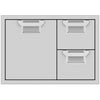Hestan AESDR30FAB Double Drawer And Storage Door Combination, 30-Inch (Fabrica Parts