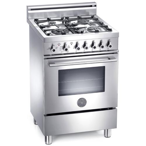 Bertazzoni X244GGVX Professional Series 24 Inch Pro-Style Gas Range with 4 Sealed Burners