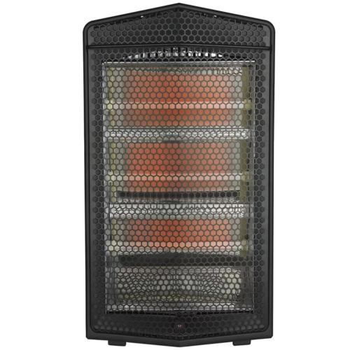 Midea MSH20Q3ABB Mainstays 1500W Quartz Electric Space Heater - Black