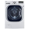 LG WM3997HWA 27 Inch Front Load Washer/Dryer Combo with 4.3 cu. ft. Capacity, 14 Wash Cycles, Steam Technology, 1,300 RPM, ColdWash Option, 4-Tray Dispenser, LoDecibel Quiet Operation, Ventless Condensing Drying and Energy Star Rated Parts