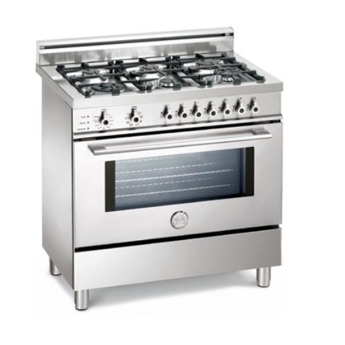Bertazzoni X366PIRX Professional Series 36 Inch Pro-Style Dual-Fuel Range with 6 Sealed Burners