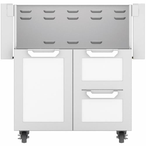 Hestan GCR36WH Double Drawer And Door Cart, 36-Inch - White