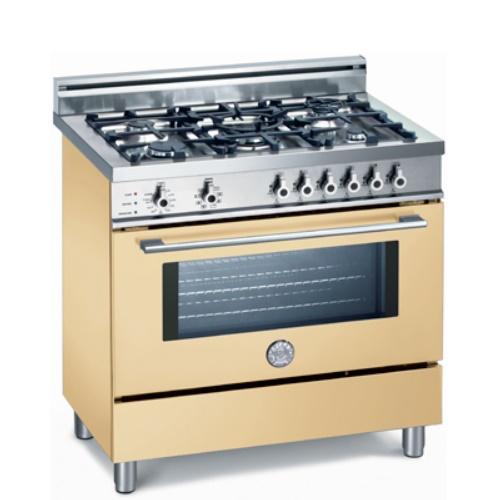Bertazzoni X365PIRCR Professional Series 36 Inch Pro-Style Dual-Fuel Range with 5 Sealed Burners