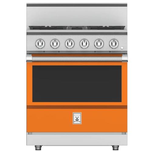 Hestan KRG304NGOR Range, 4 Burner, All Gas, 30-Inch -Ng-Orange